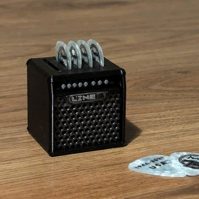 Ladle Speaker Shaped Guitar Pick Box Guitar Storage Rack Electric Guitar Folk Bass Pick Box Gift