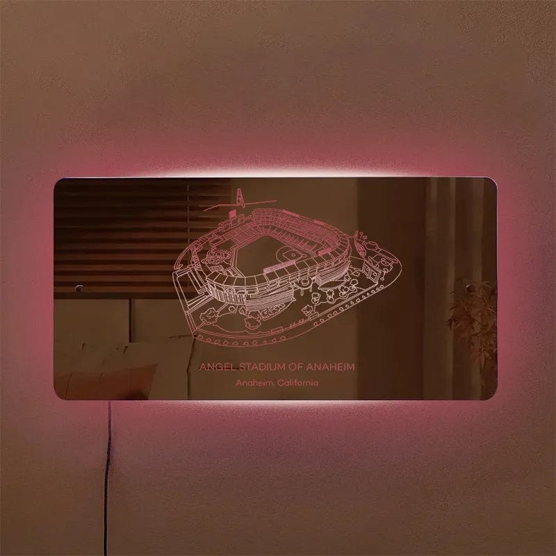 T-Mobile Park Mirror Light Custom Team Slogan Personalized Gift for Sport Lover