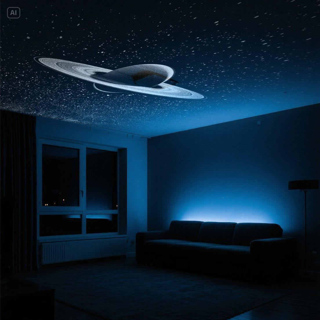 USB Star Projector Car-Mounted Portable Projector for Bedroom Decoration