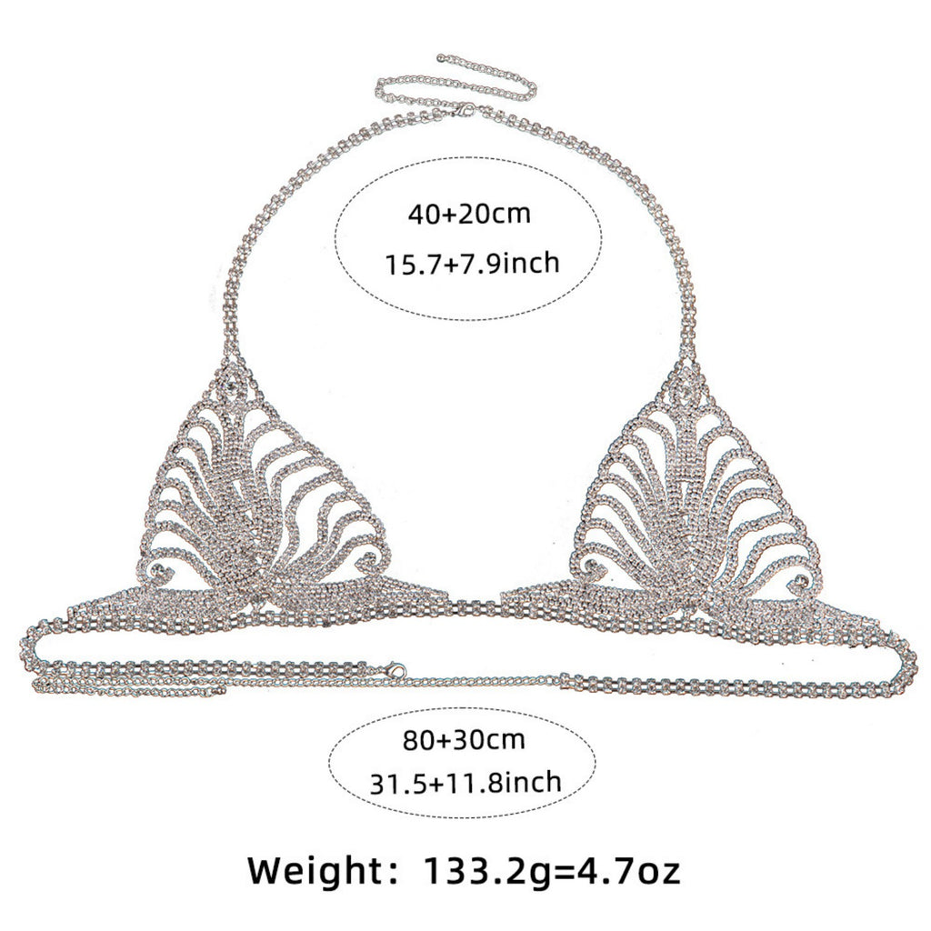 Diamond Bra Set Ultimate Sparkle & Chain Set