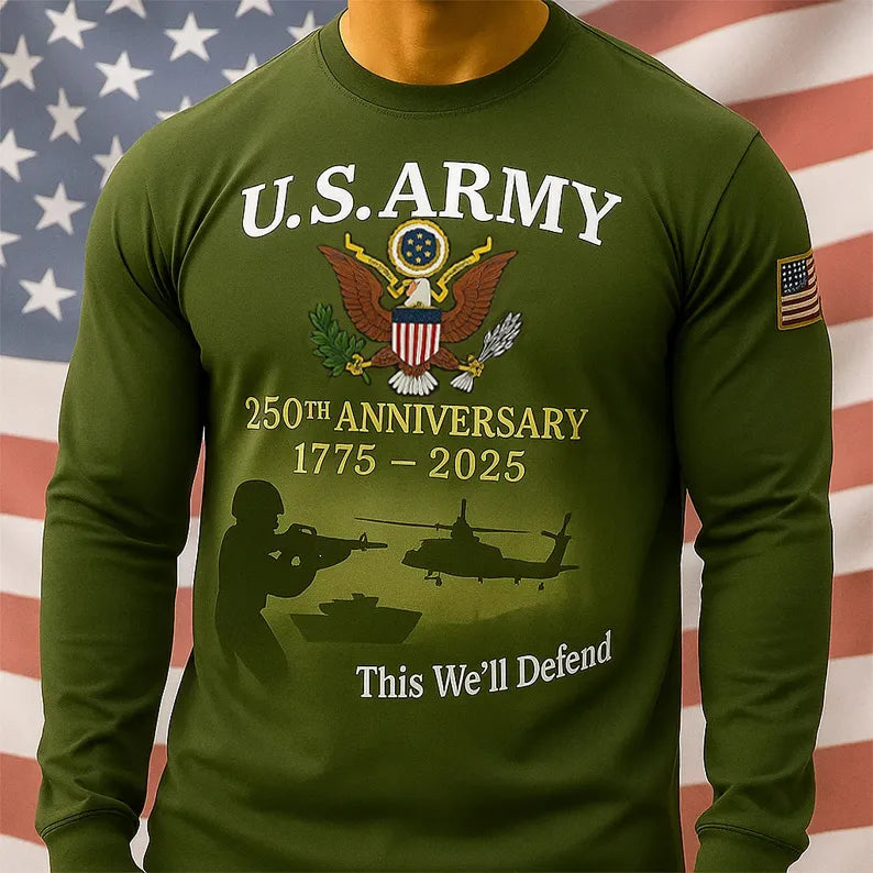 U.S. Army 250th Anniversary Long Sleeve T-Shirt