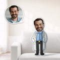 Custom Doctor With Stethoscope Minime Throw Pillow Unique Personalized Minime Throw Pillow Give Your Lover The Most Meaningful Gift