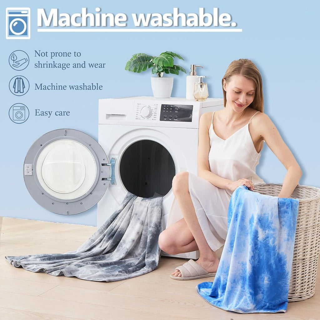 Cooling Blanket Queen Size (90"X90"), Cold Blanket for Hot Sleepers, Ultra-Cool Lightweight & Breathable, Soft Thin for Night Sweats, Bed & Couch