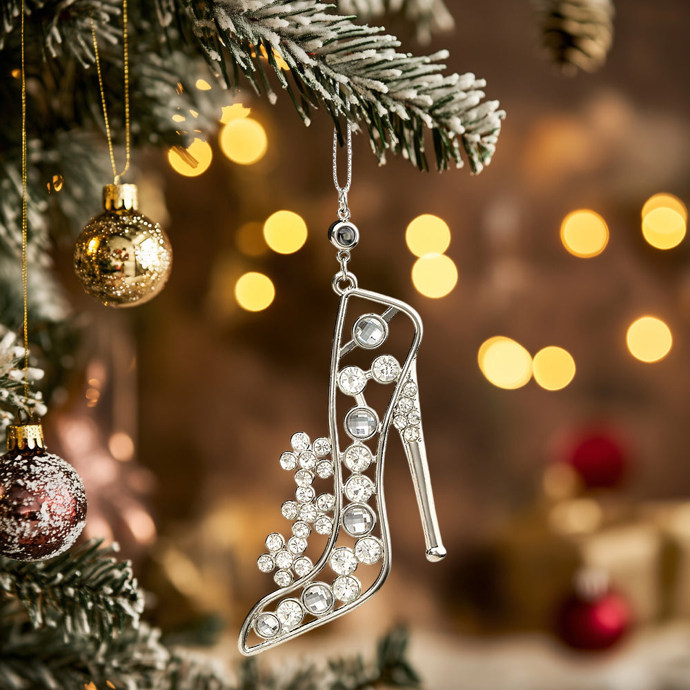 Personalized Photo Projection Ornaments Star Ornament Christmas Tree Ornaments Christmas Gifts