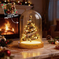 Custom Photo Film Christmas Tree Night Light Personalized Family Lamp Keepsake with Engraved Base Christmas Gift