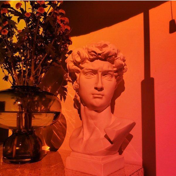 Sunset Projector Lamp Christmas Gifts Tiktok 180 Degree Rotation Red Sunset (Orange and Red) Sunny Aura Lamp Decor For Bedroom Rainbow Sunset Light