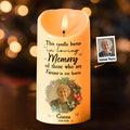 Personalized Photo LED Candle This Candle Burns In Loving Memory Memorial Gift for Grandma
