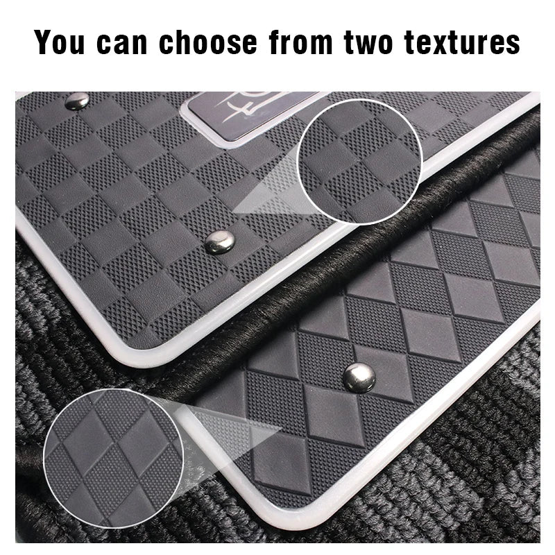 Customized Car Led Colorful Floor Mats Interior Atmosphere Lights Foot Bottom Atmosphere Lights