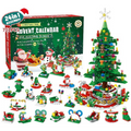 DIY Christmas Tree Building Block Advent Calendar Christmas Toy