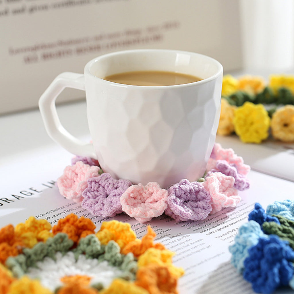 Lily Of The Valley Coaster Finished Hand-woven Pure Wool Gift For Mother And Girlfriend