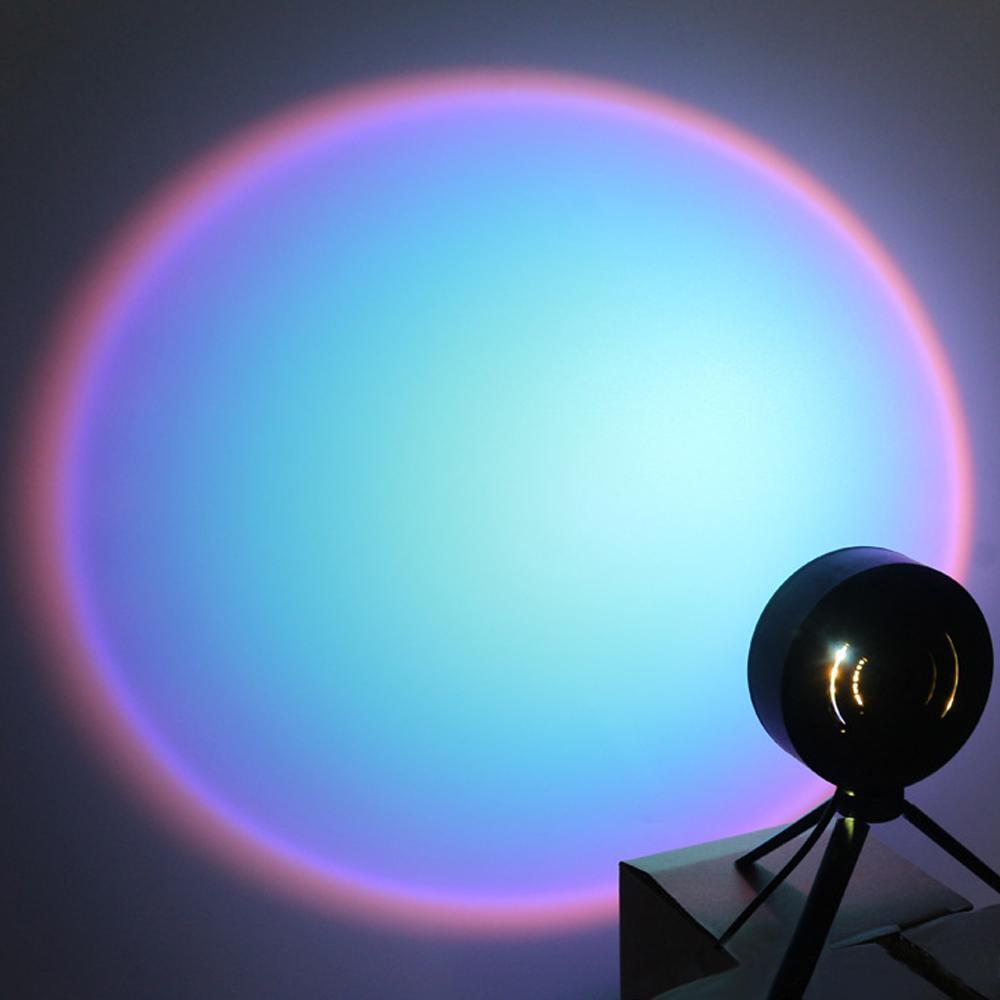 Sunset Lamp Christmas Gifts Rainbow Light Decor for Bedroom Aura Glow Lights Tiktok