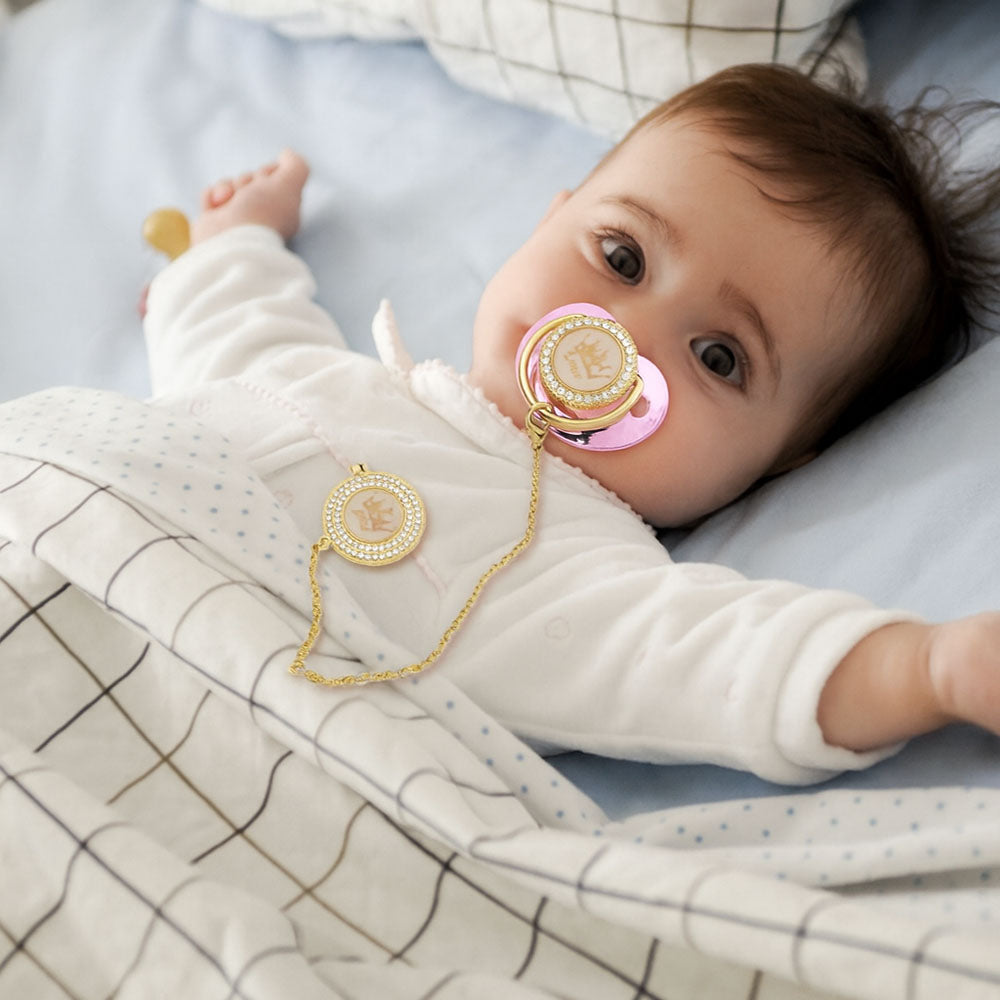 Personalized Name Exquisite Handmade Pacifier Christmas Gift for Your Little One