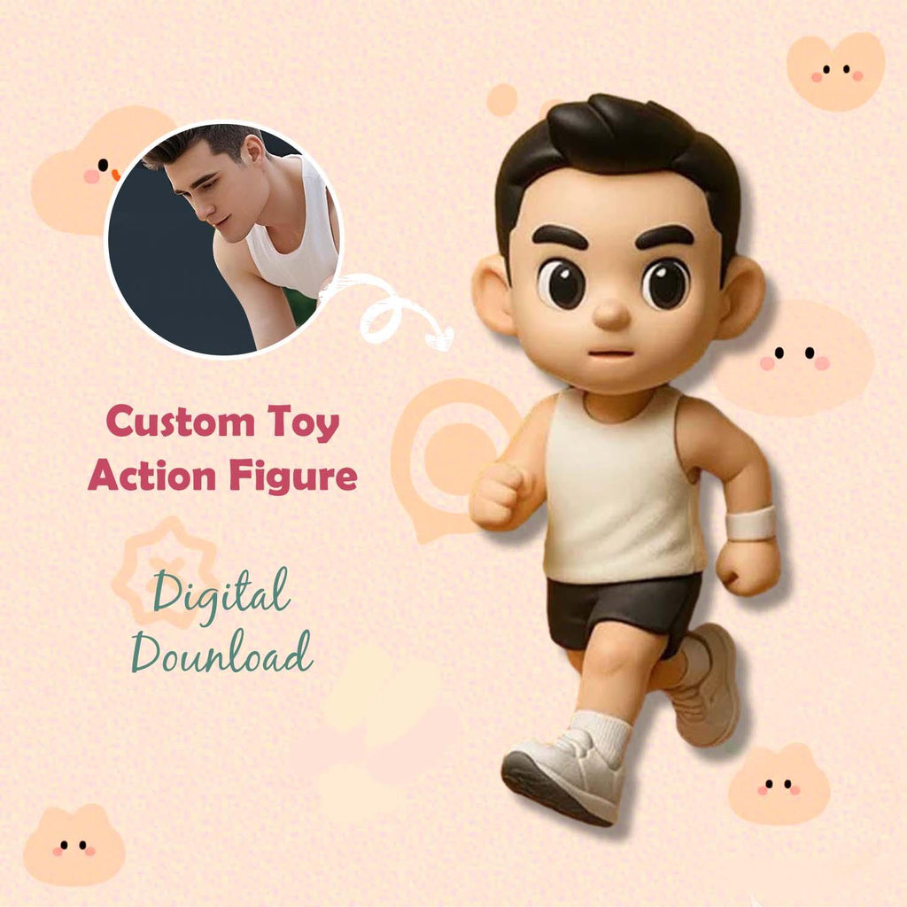 Custom Made 3D Office Desk Figurine Based on Your Picture Cute and Professional Style
