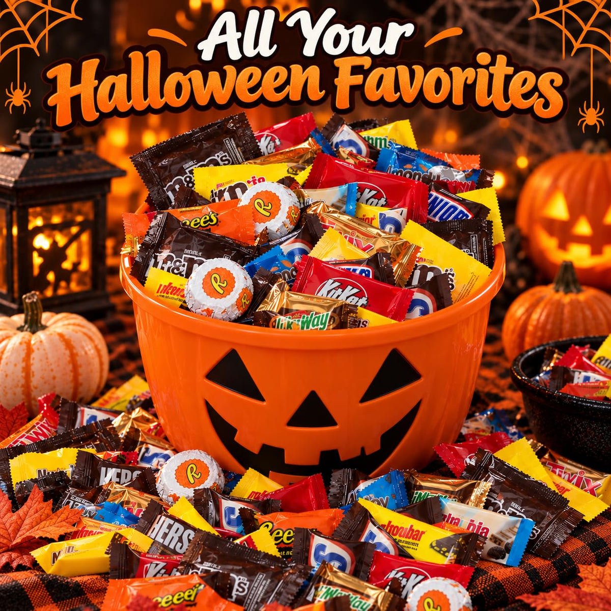 Assorted Candy Variety Pack 5 lb, 225 Ct - Individually Wrapped Chocolate