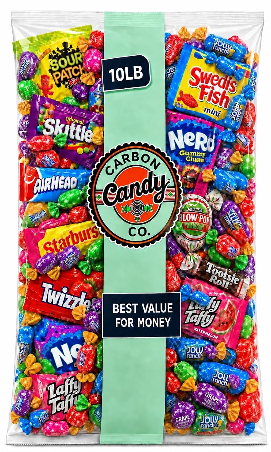 Pinata Candy Variety Pack - 10 Lb Assorted Mix, Halloween Candies for Kids