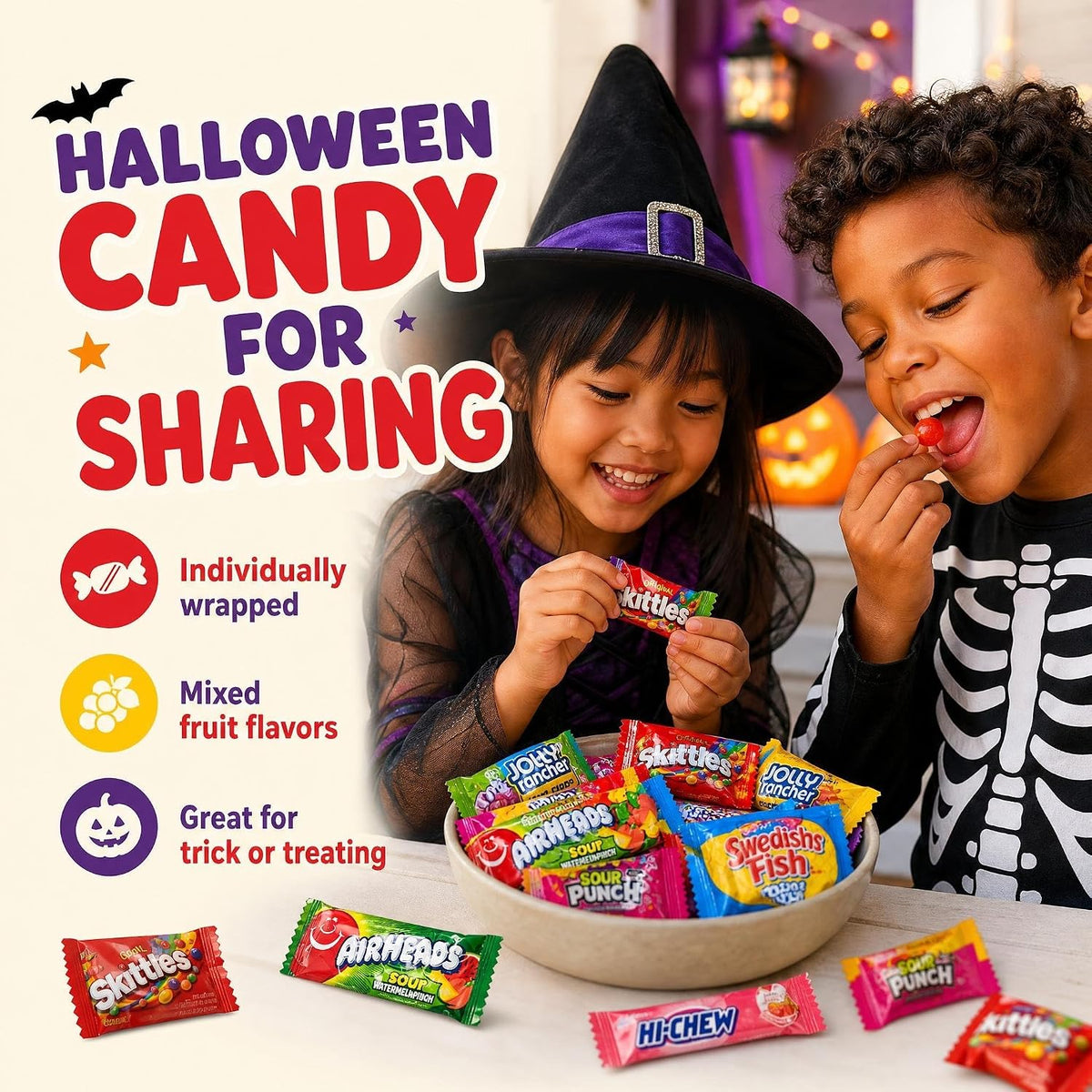 Ultimate Assorted Candy Party Mix - 2 LB Bag - Mega Variety Bulk Assortment - Individually Wrapped C