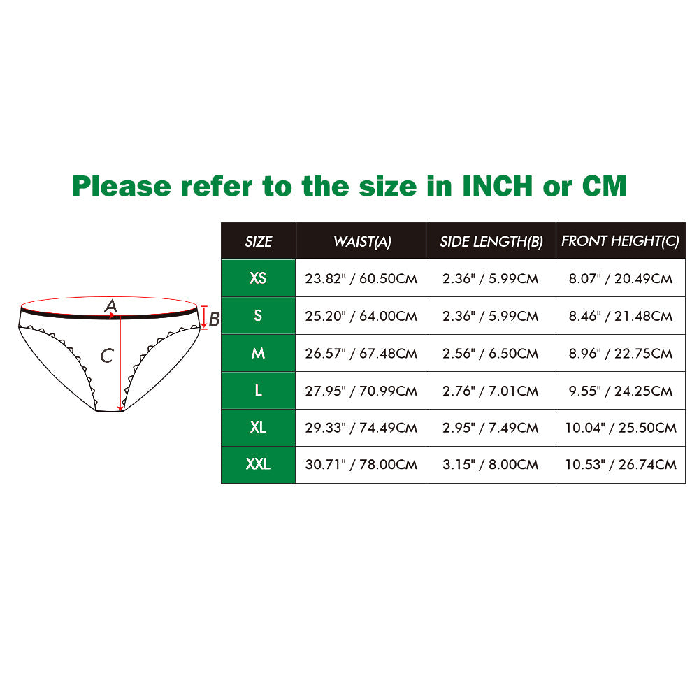 Custom Face Underwear Personalized Wedding Panties Wedding Gift