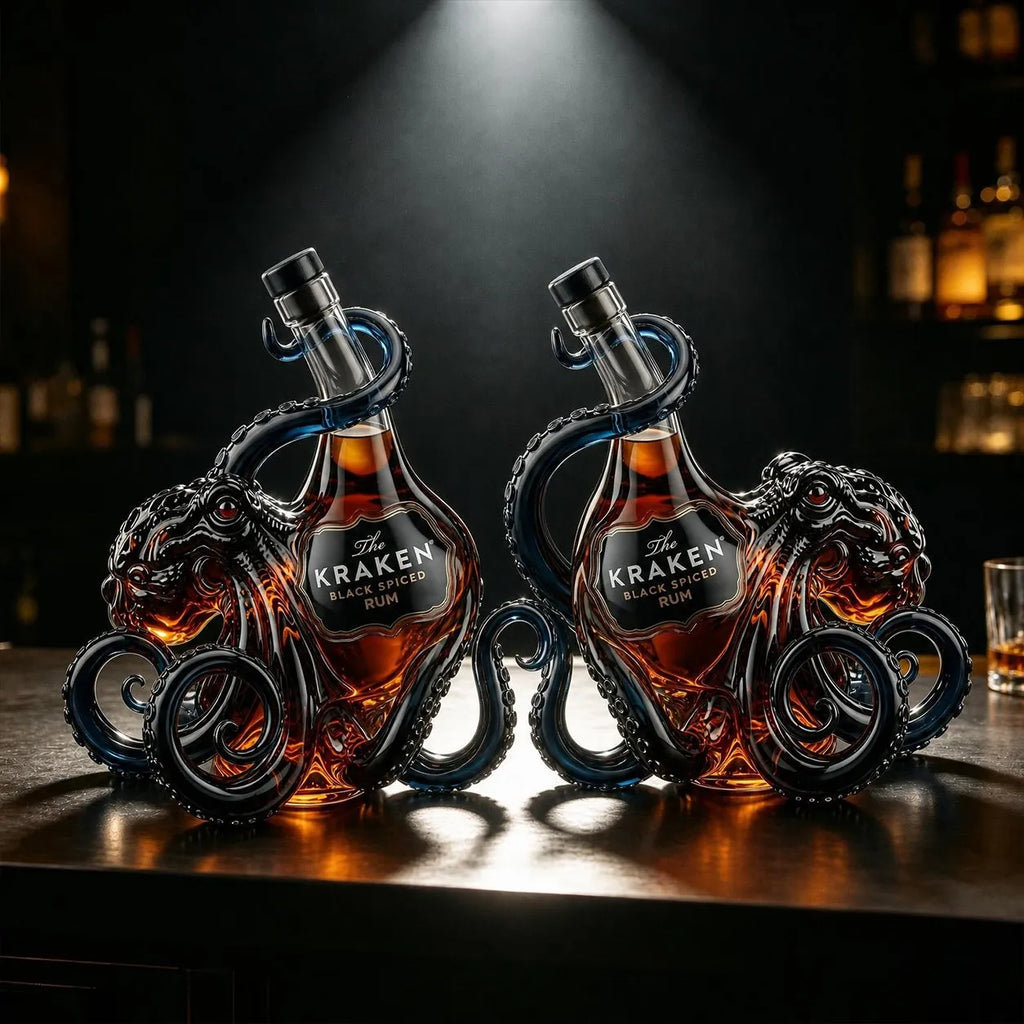 🎁 Vatertag: 49 % Rabatt – The Kraken Rum Edition: 3D-Oktopus-Flasche 🐙🥃 (2 kaufen – versandkostenfrei)