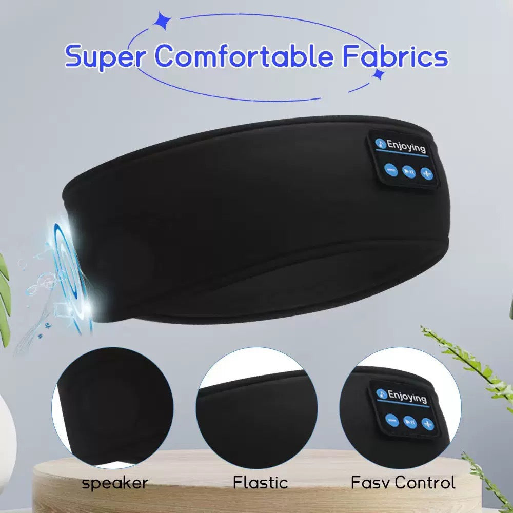 Wireless Bluetooth Music Headband Sports & Sleep Head Scarf Chargeable Sports Headphones Skiing Headwear