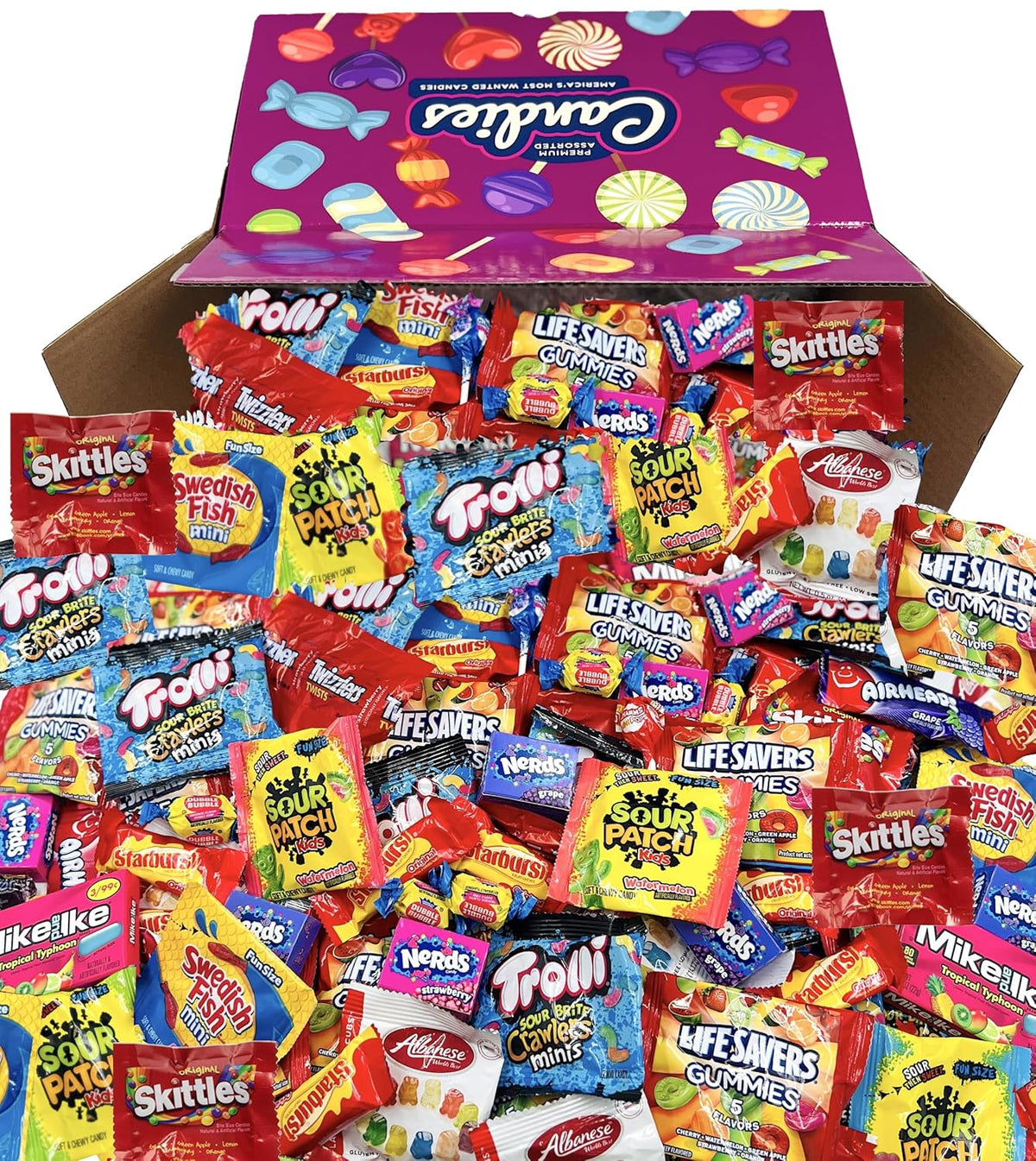 Bulk Fun Size Assorted Halloween Candy 6.25 LBS  Individually Wrapped