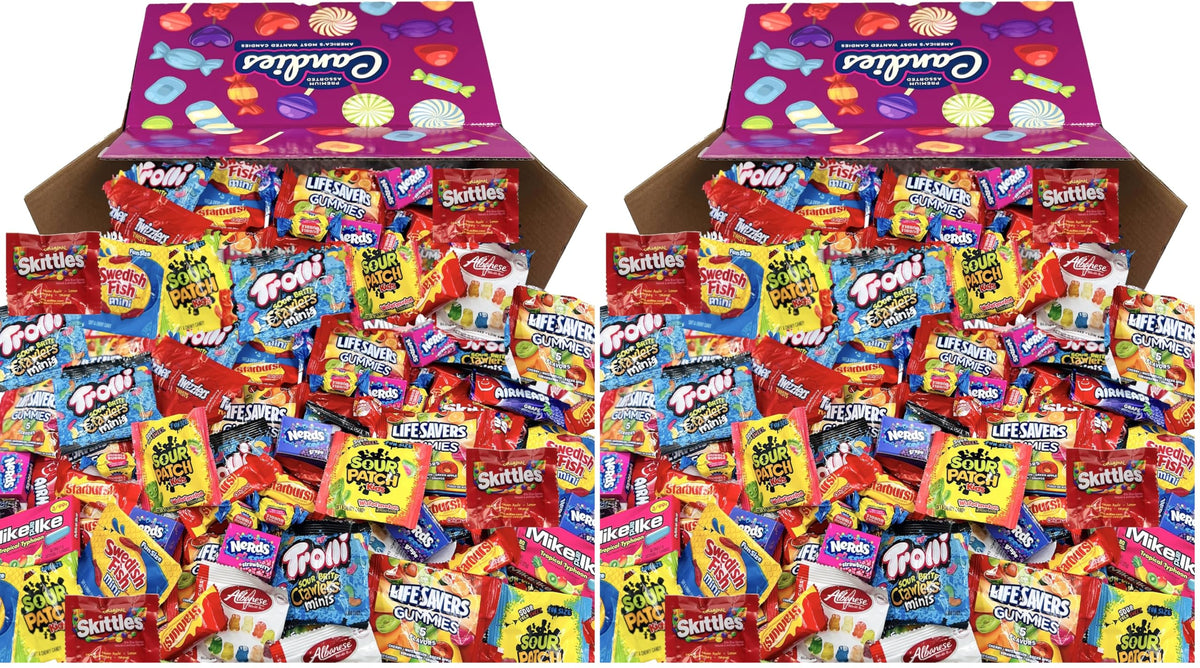 Bulk Fun Size Assorted Halloween Candy 6.25 LBS  Individually Wrapped