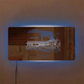 Globe Life Field Mirror Light Custom Your Slogan Text Personalized Gift for Sport Lover