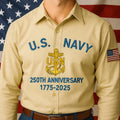 U.S. Navy 250th Anniversary Long Sleeve Shirt