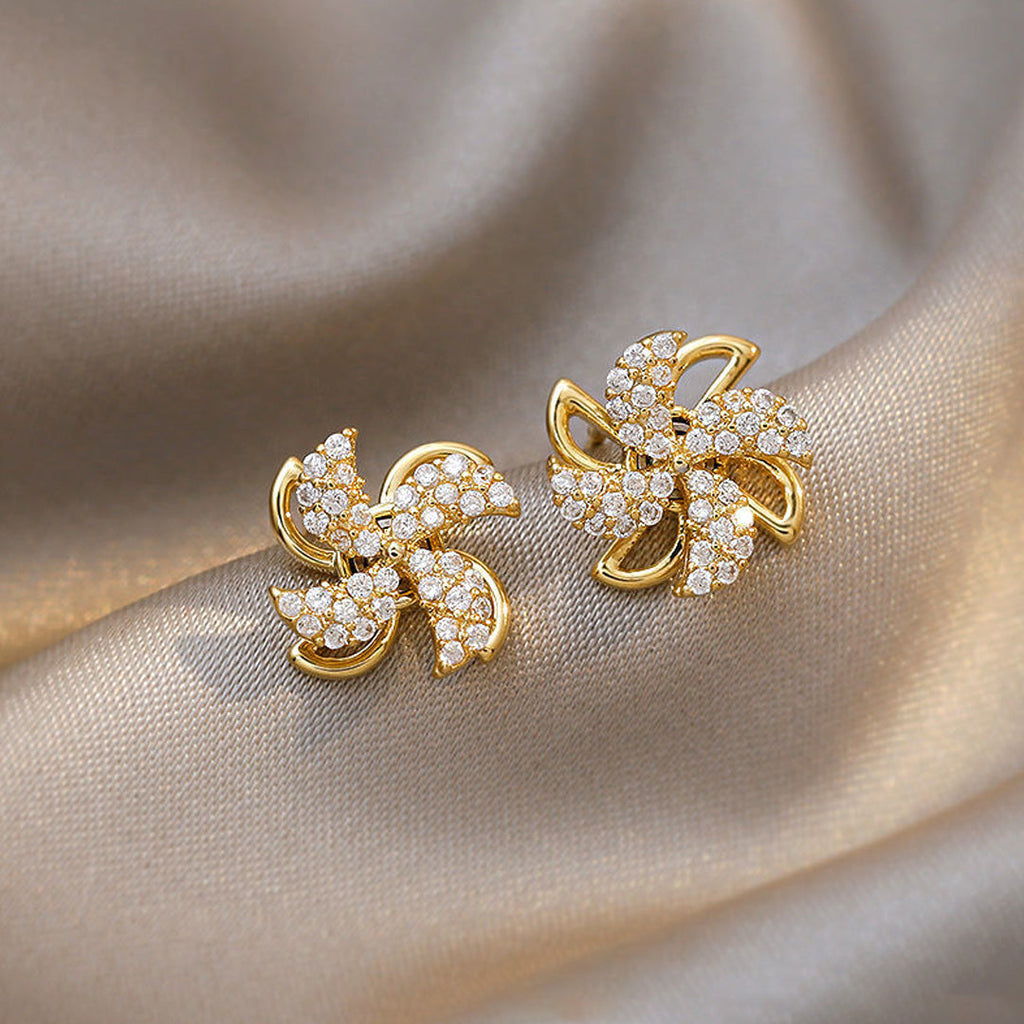 Gifts For Ladies, Rotating Small Windmill Earrings, Temperament Earrings