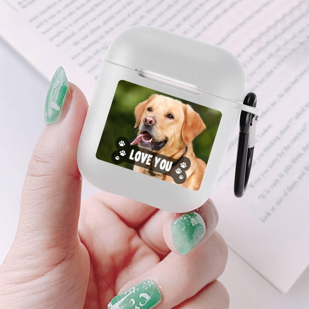 Custom Photo Airpods Case Earphone Case Transparent Cute Pet - Avatar