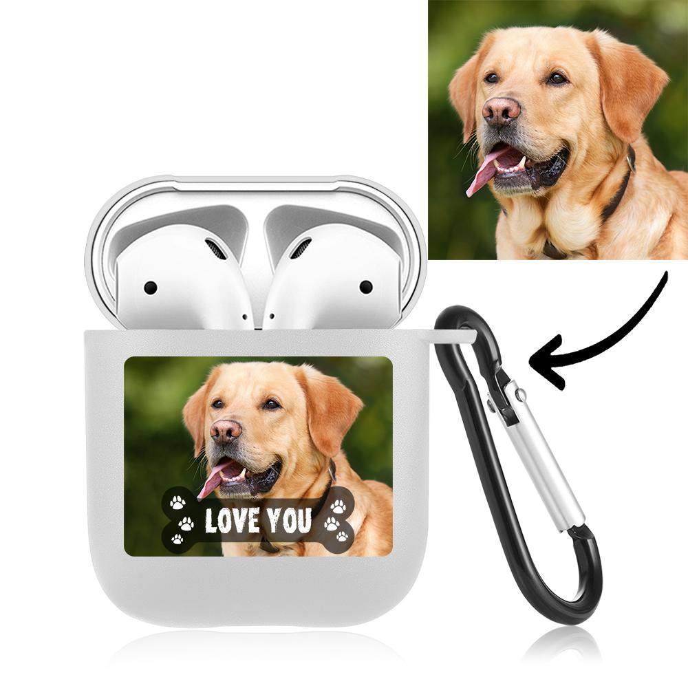 Custom Photo Airpods Case Earphone Case Transparent Cute Pet - Avatar