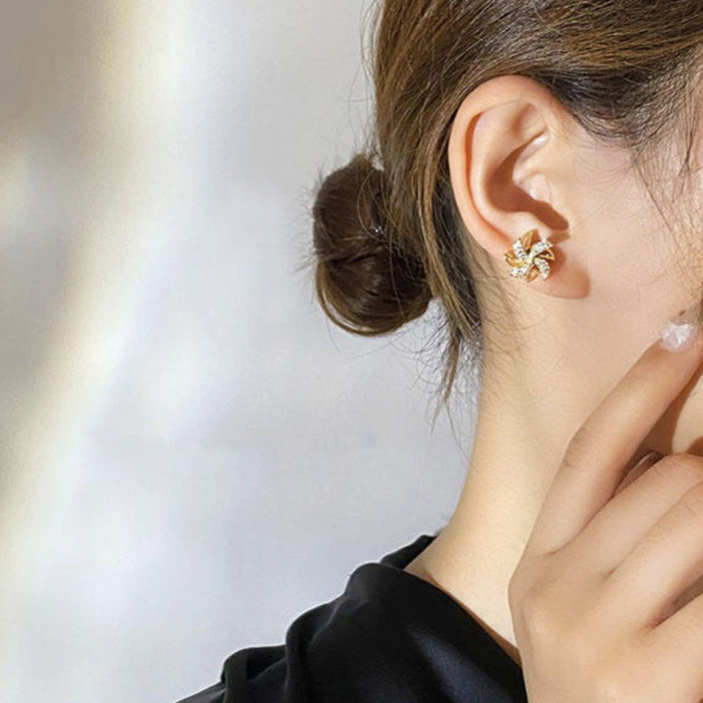 Gifts For Ladies, Rotating Small Windmill Earrings, Temperament Earrings