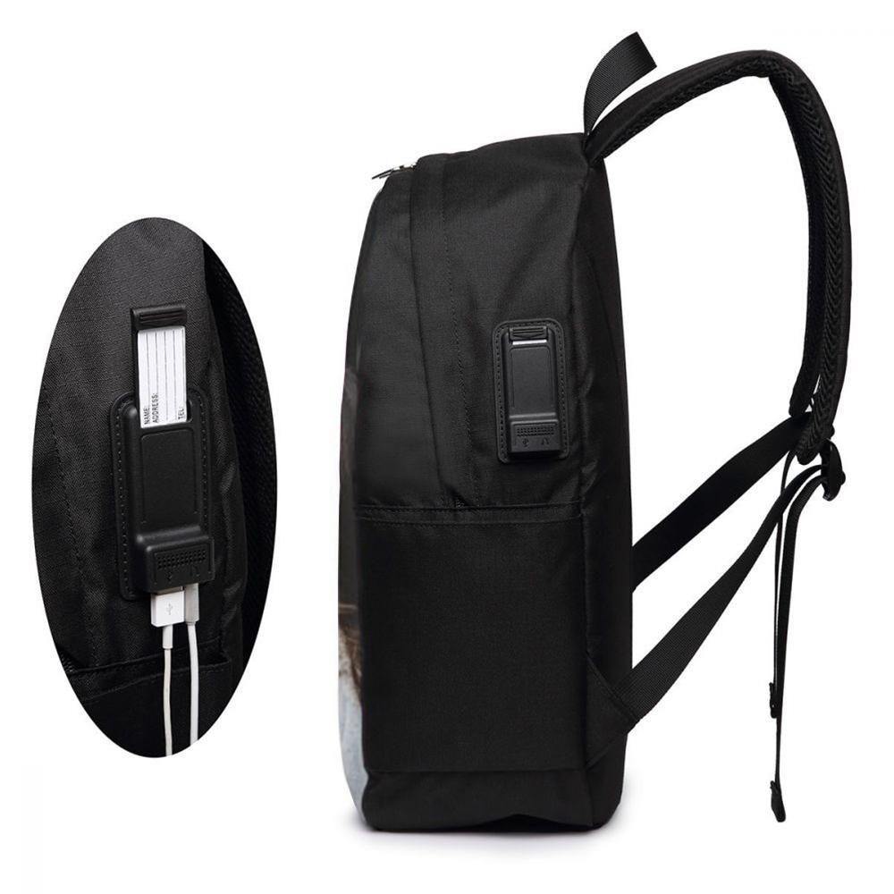 Custom Photo Backpack with USB interface