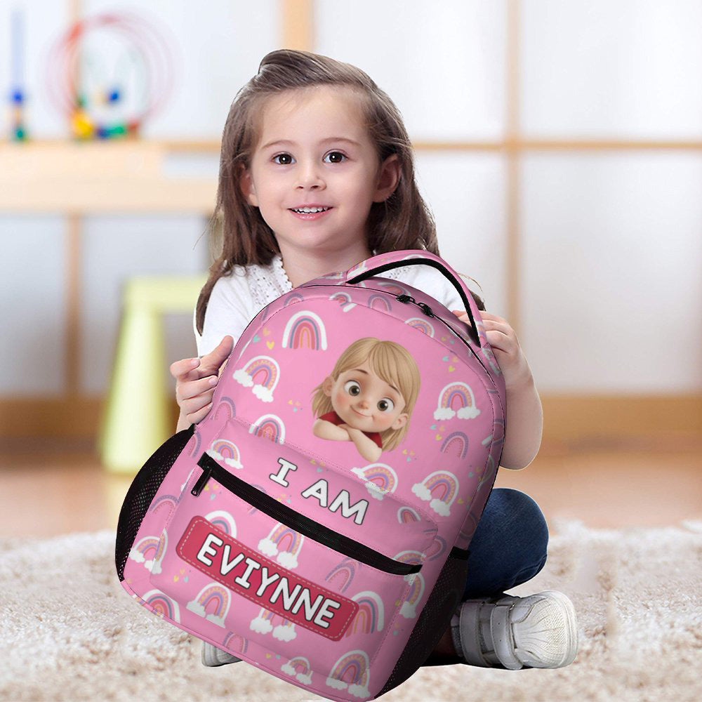 Custom Kids Backpack Personalized Backpack with Name A Good Back To School Gift For Kids