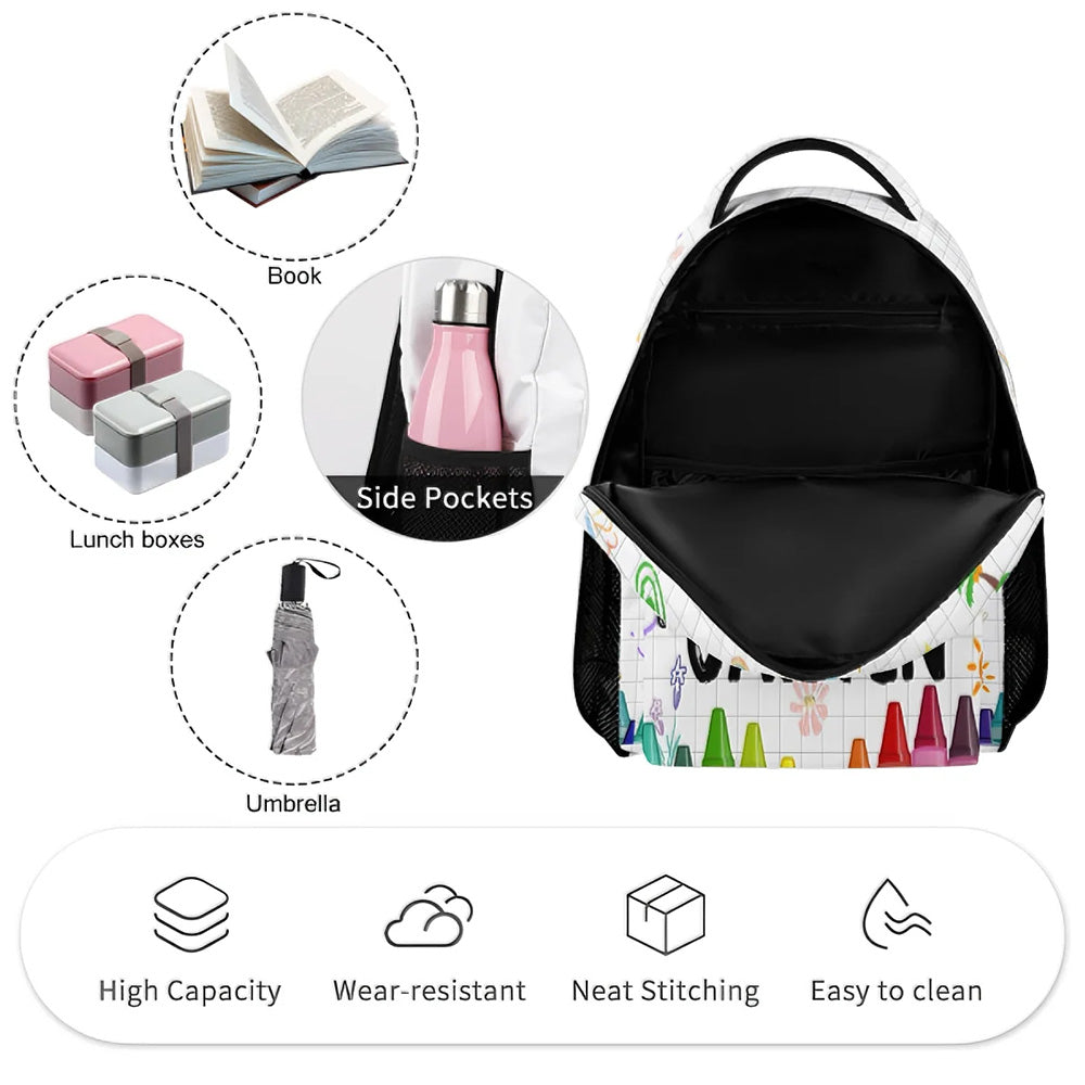 Custom Kid Backpack Custom School Kids Name Backpack Gift For Back To School First Day of School Gift for Student Son Daughter