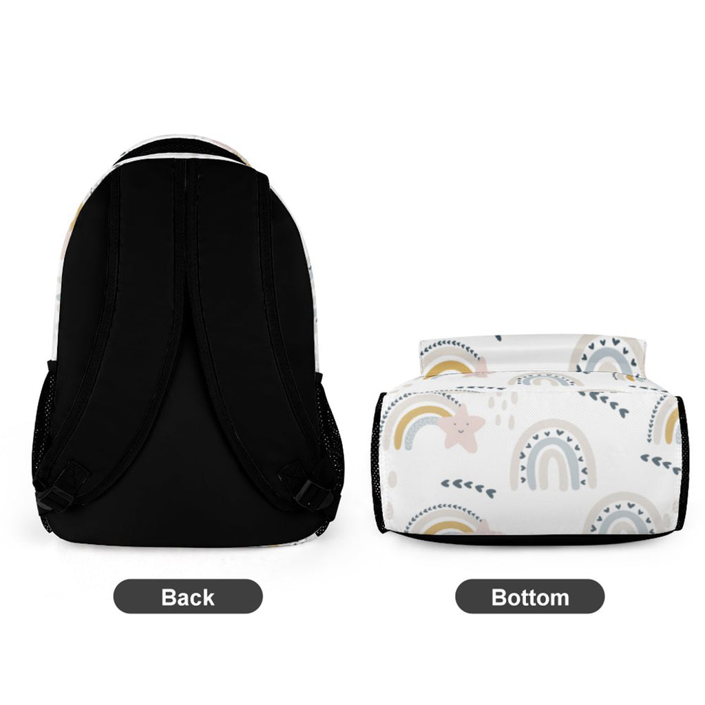 Custom Kid Backpack Custom Name Portrait Backpack Optional Background Back To School Gift For Kid