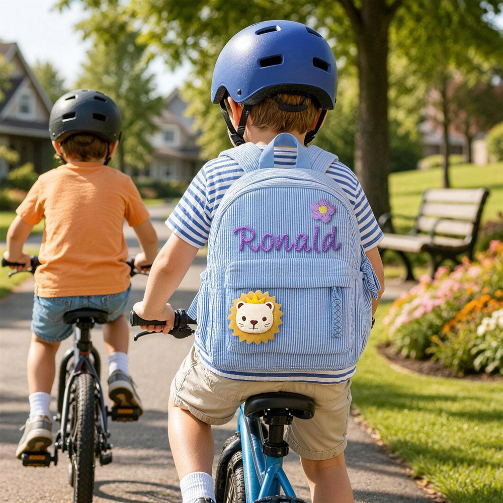 Personalized Toddler Backpack – Custom Kindergarten Backpack, Back to School & Summer Camp Bag