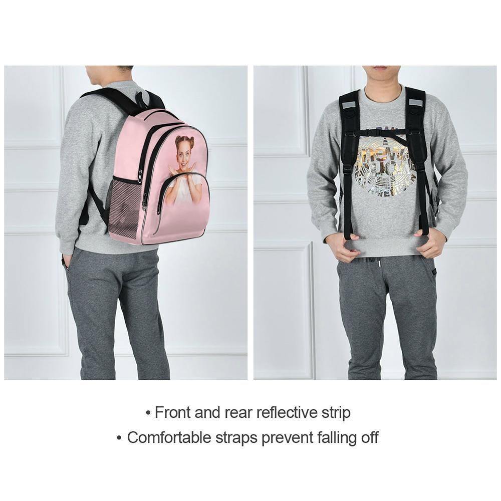 Photo Backpack Beautiful Girl
