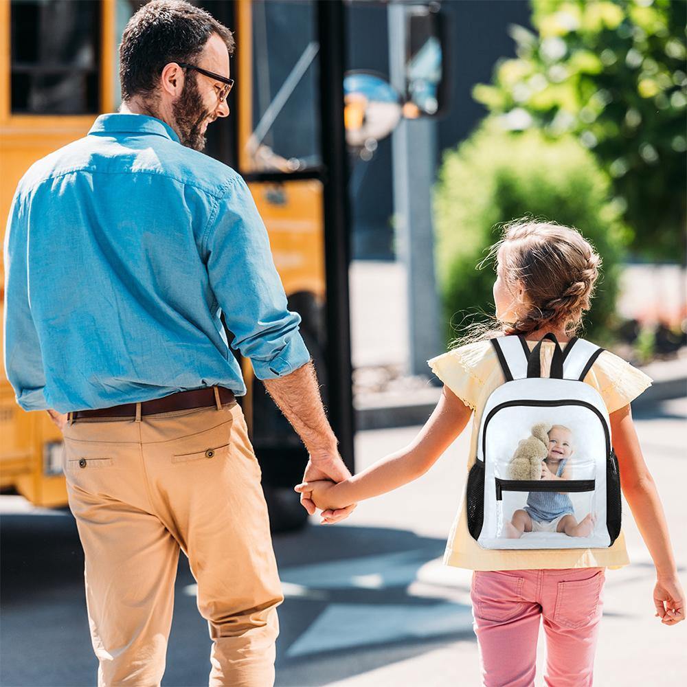 Photo School Bag Cute Kid