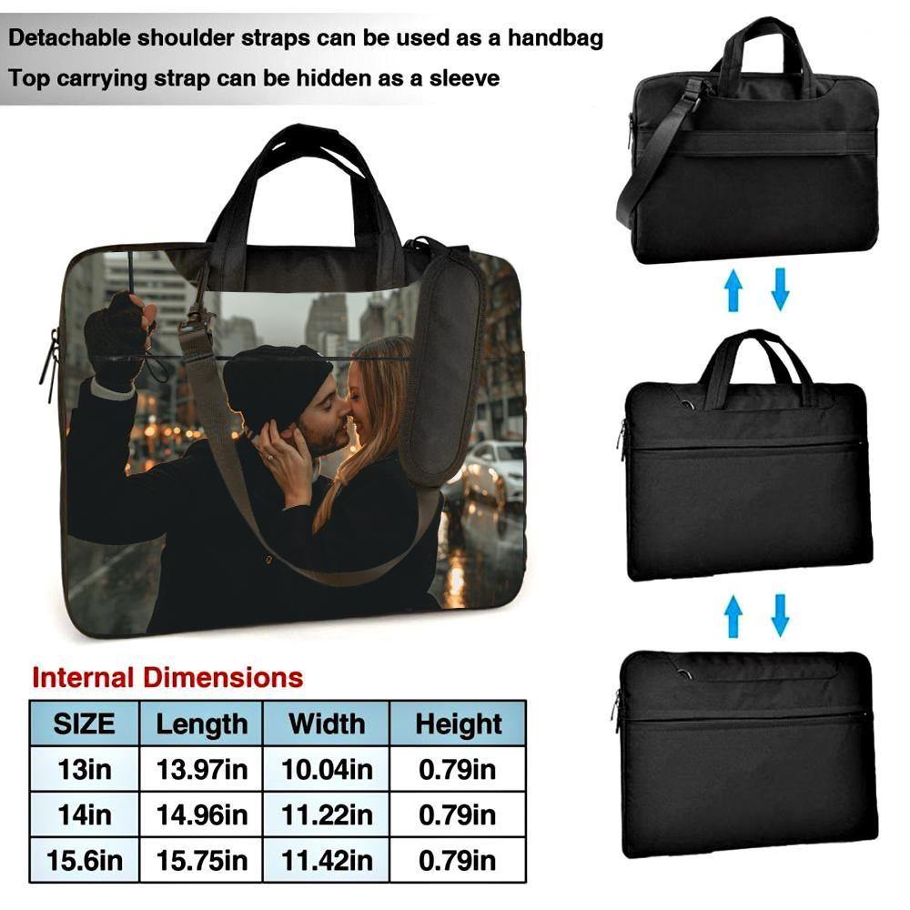 Custom Photo Laptop Bag Convenient for Office Worker 13inch
