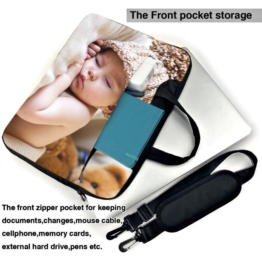 Custom Photo Laptop Bag Convenient for Office Worker 14inch