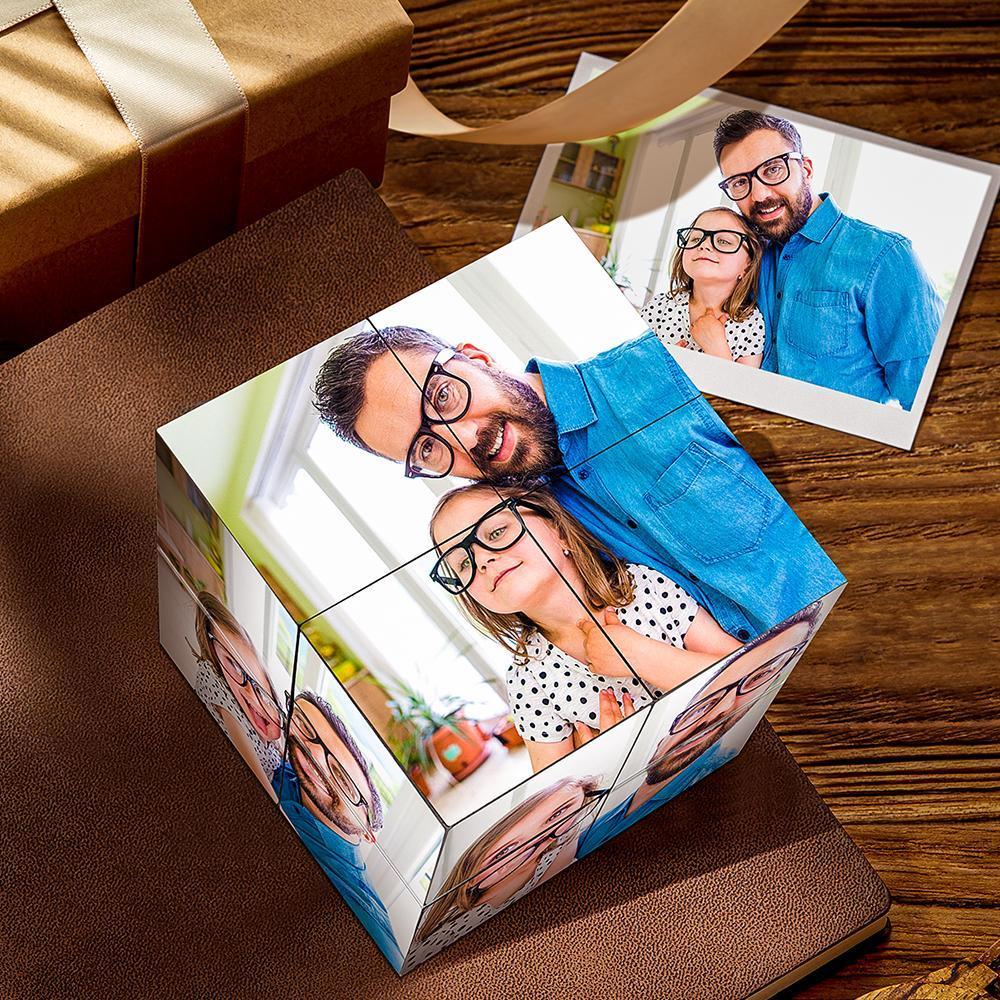 Photo Frame Rubic's Multiphoto Frame Personalized Picture Collage Cube