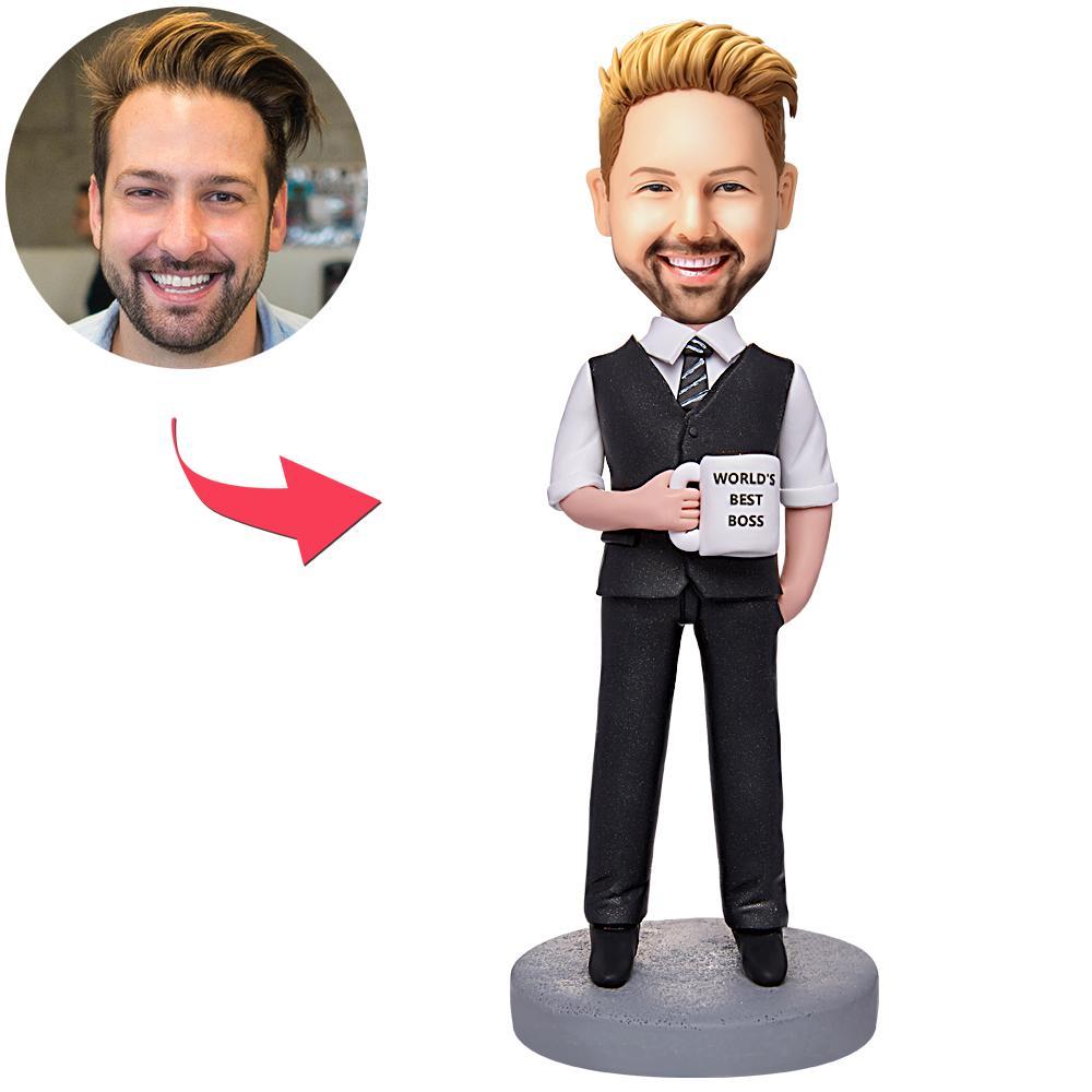 Cool Doctor With Stethoscope Custom Bobblehead Best Gift For Him