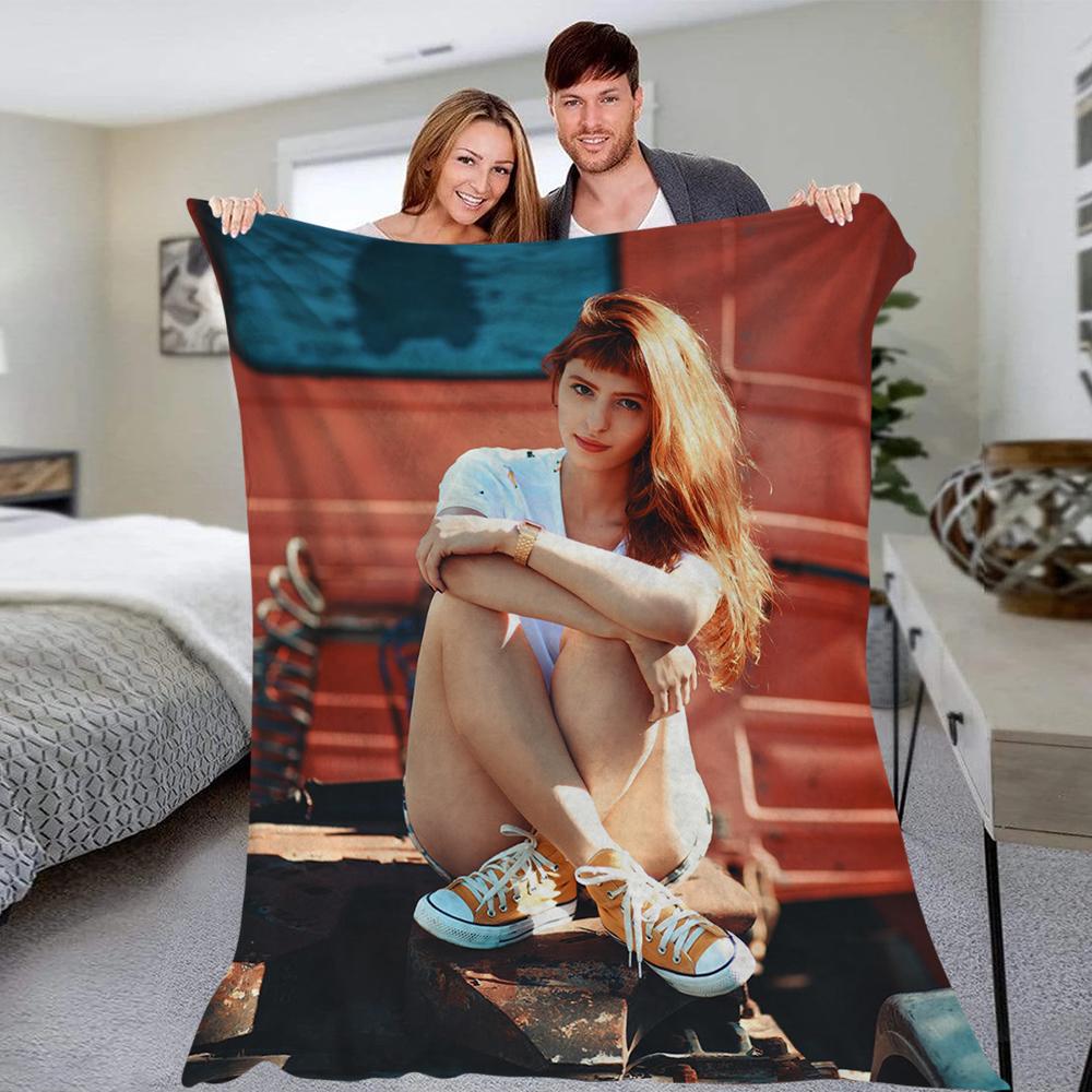 Custom Perfect Love Fleece Photo Blanket for Women