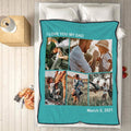 Custom Engraved Photo Blanket Gifts for Dad