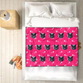Custom Cat Blankets Personalized Pet Blankets Face Photo Blanket
