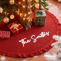 Custom Name Christmas Tree Skirt Family Christmas Tree Skirts Custom House Warming Gift Christmas Home Decor Christmas Decorations