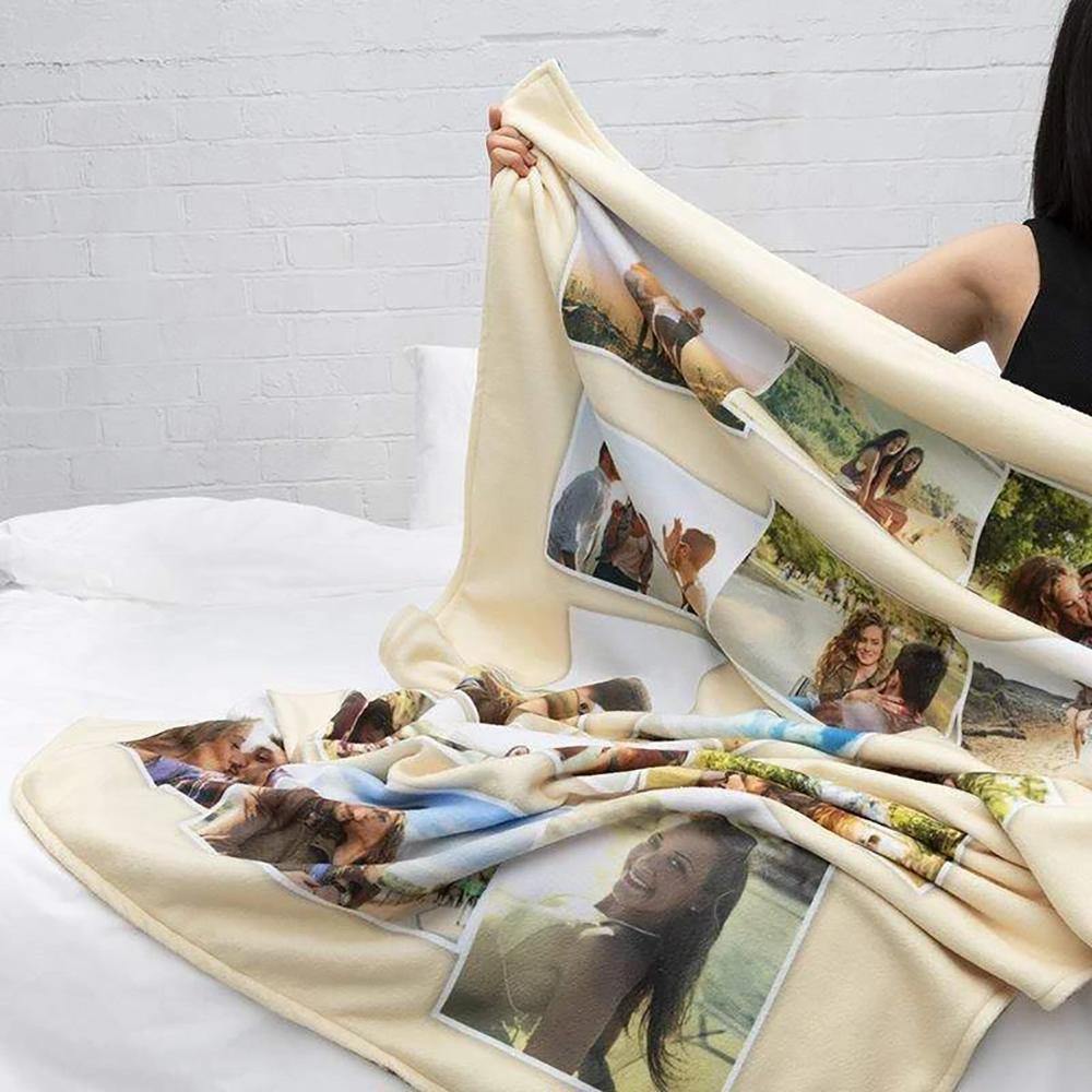 Custom Photo Collage Blanket Blanket Mom Blanket Mother In Law Blanket - 6 Photos