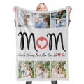 Custom Photo Collage Blanket Blanket Mom Blanket Mother In Law Blanket - 6 Photos