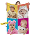 Custom Photo Blanket Custom Collage Blankets With Picture Family Memorial Picture Blanket