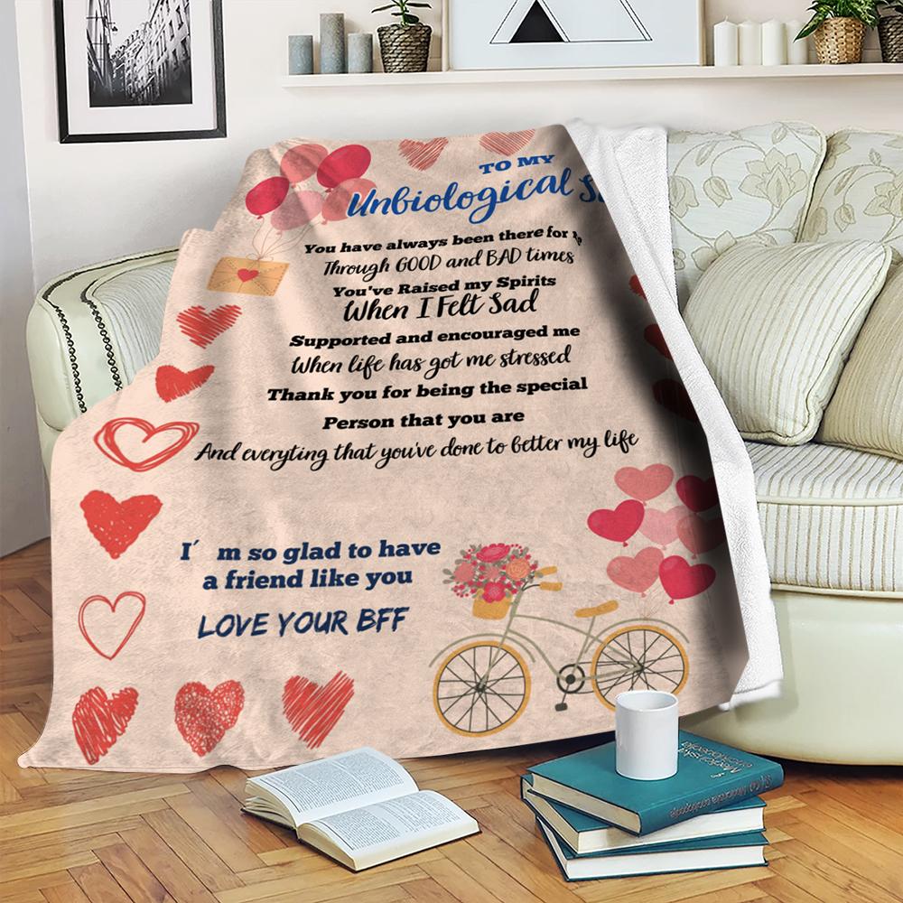 Custom Blanket - TO MY UNBIOLOGICAL SISTER/BESTIE